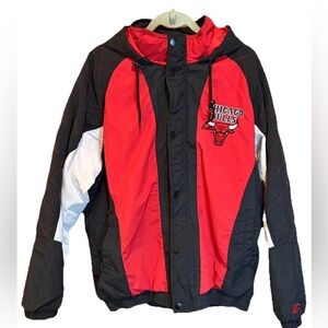 Vtg Starter 2XL Chicago Bulls Puffer Jacket